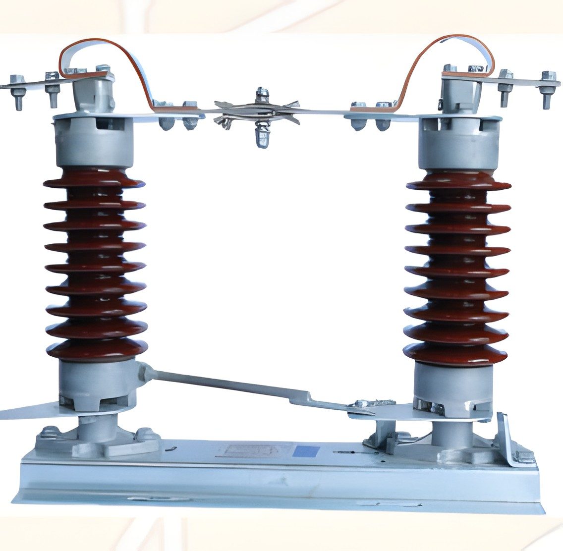Dao cách ly hai trụ quay 24/40,5 kV, sứ gốm