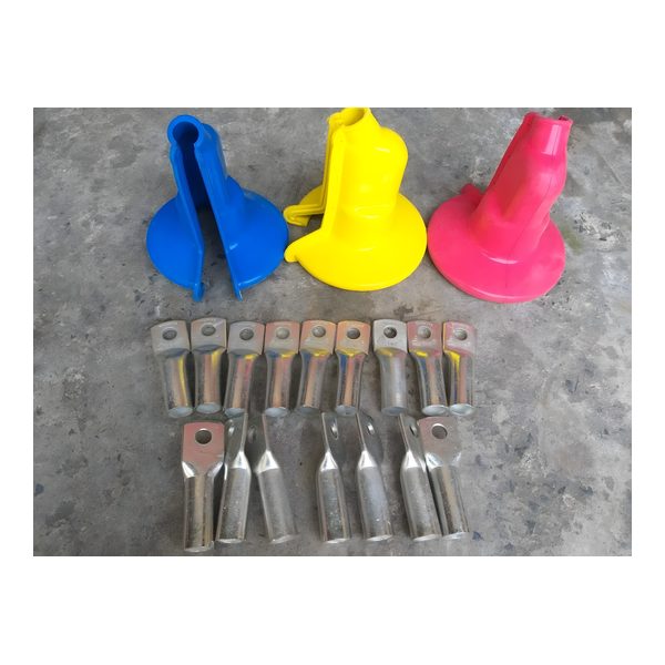Đầu cosse đồng mạ thiếc kèm chụp cách điện