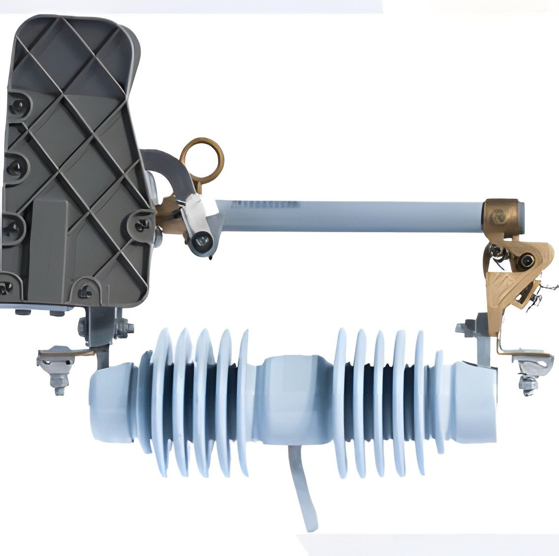 Cầu chì tự rơi cắt có tải LBFCO 24/40,5 kV, sứ gốm
