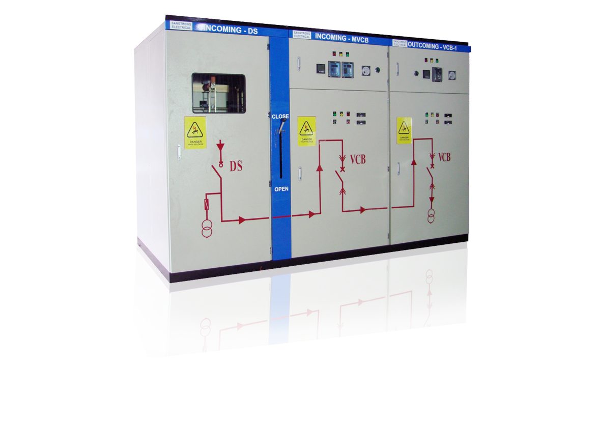 Tủ trung thế Sang Trọng: VCB, dao cắt tải, đo đếm
